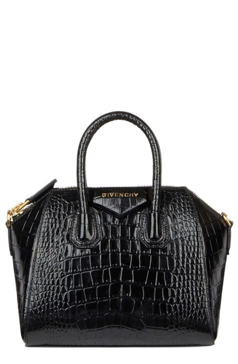 givenchy antigona croc clutch|Givenchy antigona mini.